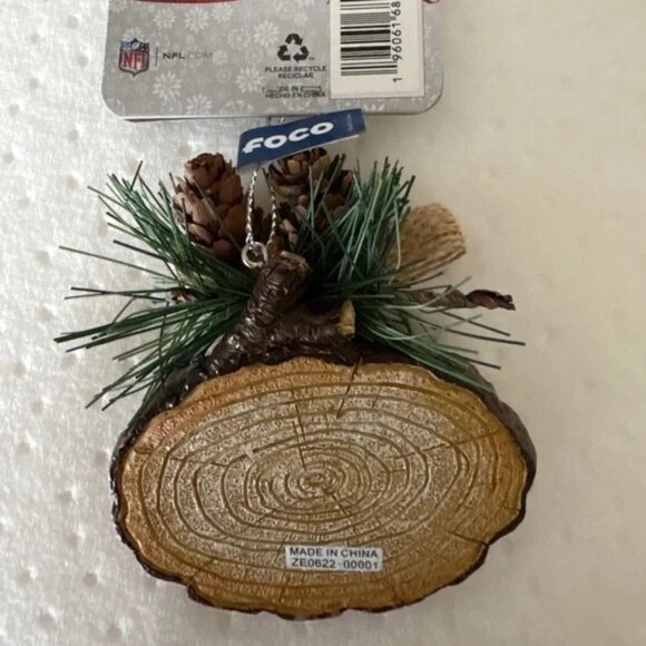 NWT! NFL - Buffalo Bills Wooden Ornament - Picture 3 of 3